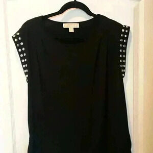 Michael Kors Black Sleeveless Blouse